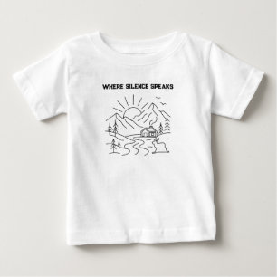 Wo Schweigen spricht Baby T-shirt