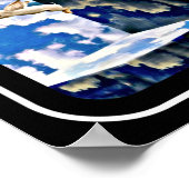Wo Schweine Fliegen Poster von Whimzwhirled (Ecke)