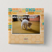 Wo Schwerkraftgehen? Button (Vorderseite)