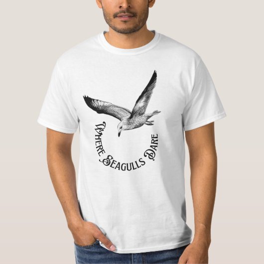 Wo Seagulls T - Shirt wagen (Vorderseite)