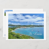 Wo sich Atlantik und Karibik in St. Lucia treffen (Vorne/Hinten)