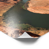 Wo sich der Fluss dreht Fotodruck (Ecke)