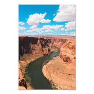 Wo sich der Fluss dreht Fotodruck