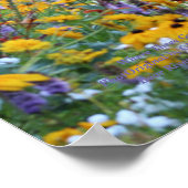 Wo sich drei Gärten treffen Poster (Ecke)