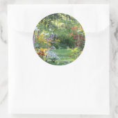 Wo sich drei Gärten treffen Runder Aufkleber (Tasche)