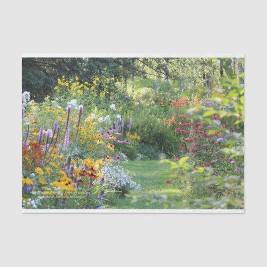 Wo sich drei Gärten treffen Seidenpapier (Vorderseite)