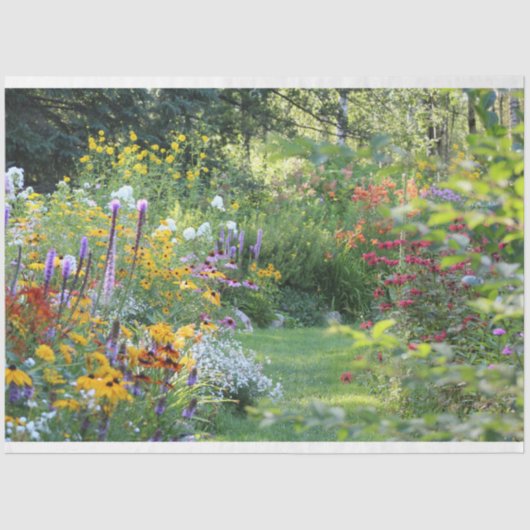 Wo sich drei Gärten treffen Seidenpapier (Vorderseite)