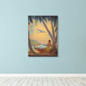 Wo sich Fortschritt und Romantik treffen Leinwanddruck (Insitu (Holzboden))