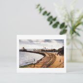 Wo sich Rail and Water trifft, St. Ignace, Michiga Postkarte (Stehend Vorderseite)