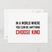 Wo Sie alles sein können Wählen Sie einen Preis Postkarte (Vorne/Hinten)