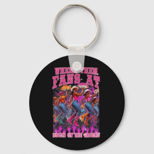 Wo sie an Booten auf den Cowgirls fliegen wir Schlüsselanhänger