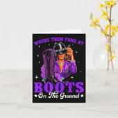 Wo sie bei Stiefeln auf der Kuhhhirte fliegen Karte (Gelbe Blume)