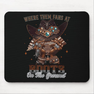 Wo sie bei Stiefeln auf der Kuhhhirte fliegen Mousepad