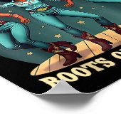 Wo sie bei Stiefeln auf der Kuhhhirte fliegen Poster (Ecke)