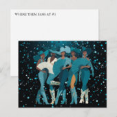 WO SIE FANS AN DER Nr. 1 SIND Postkarte (Vorne/Hinten)