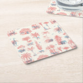 Wo sie | Florent Bodart gehören Rechteckiger Pappuntersetzer (angewinkelt)