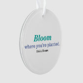 Wo Sie gepflanzt werden Ornament (Vorderseite)