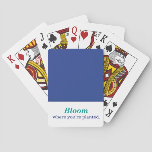 Wo Sie gepflanzt werden Spielkarten (Rückseite)