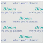 Wo Sie gepflanzt werden Stoff (Muster)