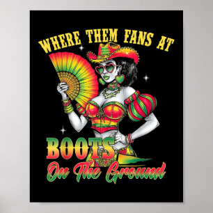 Wo sie im 19. Jardin Stiefel auf der Poster