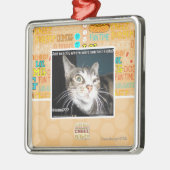 Wo Sie waren Silbernes Ornament (Links)