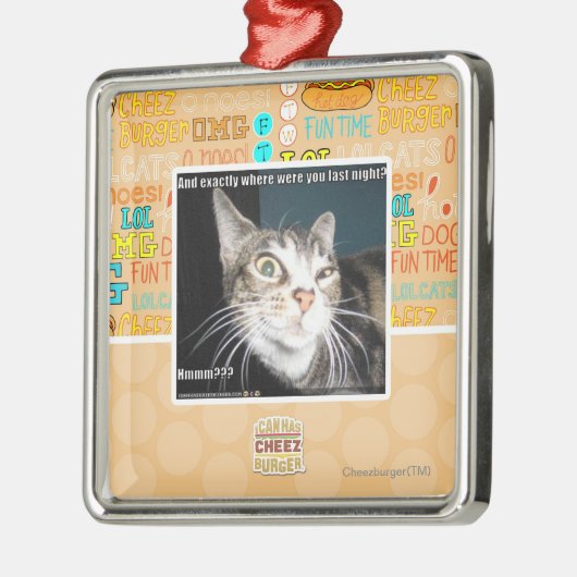 Wo Sie waren Silbernes Ornament (Links)