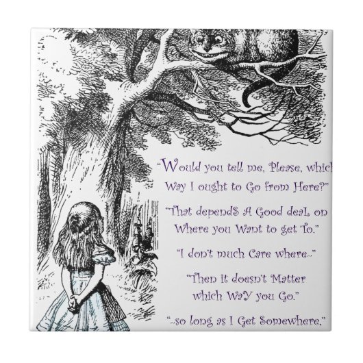 Wo Sie wollen, um zu gehen Fliese (Vorderseite)