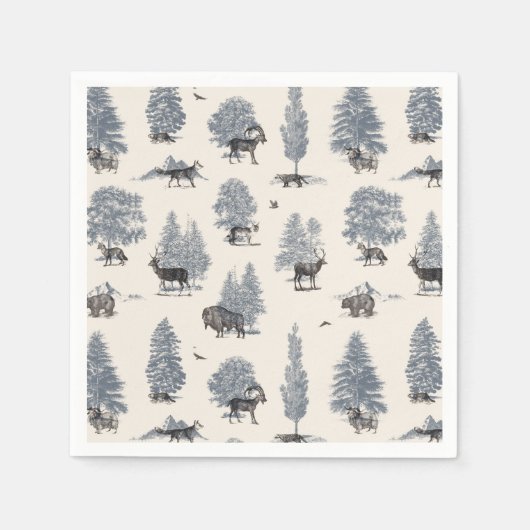 Wo sie zum Winter hingehören | Florent Bodart Serviette (Vorderseite)