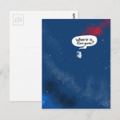 Wo sind alle? Postkarte (Vorne/Hinten)