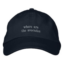 Wo sind die Avocados