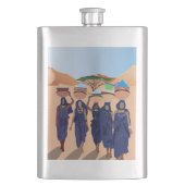 Wo sind die Babys? Flachmann (Vorderseite)