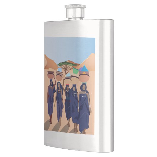 Wo sind die Babys? Flachmann (Links)