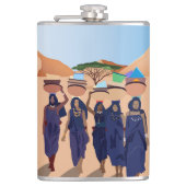 Wo sind die Babys? Flachmann (Vorderseite)