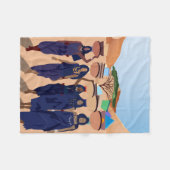 Wo sind die Babys? Fleecedecke (Vorderseite (Horizontal))