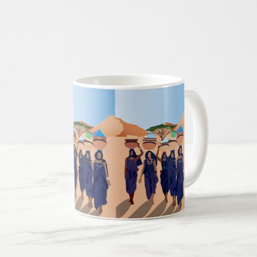 Wo sind die Babys? Kaffeetasse (VorderseiteRechts)