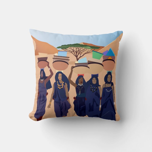 Wo sind die Babys? Kissen (Vorderseite)