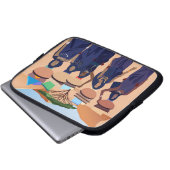 Wo sind die Babys? Laptopschutzhülle (Vorne Knopf)