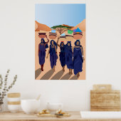 Wo sind die Babys? Poster (Küche)