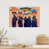 Wo sind die Babys? Poster (Küche)