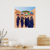 Wo sind die Babys? Poster (Küche)