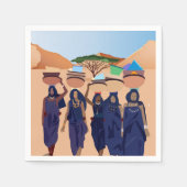 Wo sind die Babys? Serviette (Vorderseite)