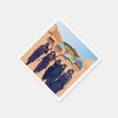 Wo sind die Babys? Serviette (Ecke)