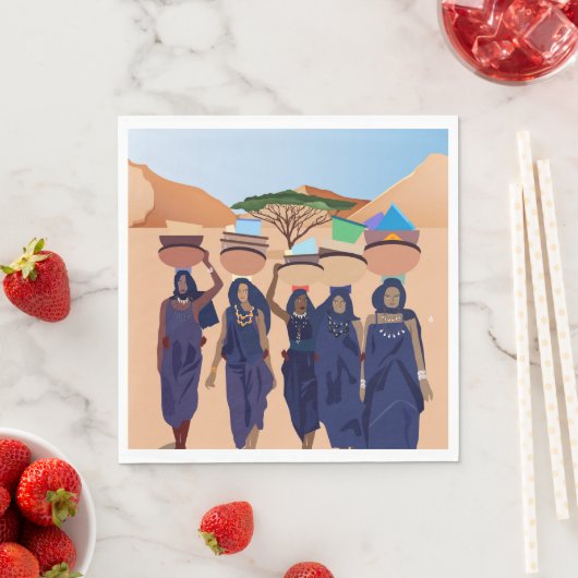 Wo sind die Babys? Serviette (Beispiel)