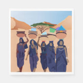 Wo sind die Babys? Serviette (Vorderseite)