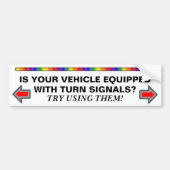 Wo sind die Blinker? Autoaufkleber (Vorne)