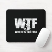 Wo sind die Fisch Mens Funny Fishing Gaben Väter? Mousepad (Mit Mouse)