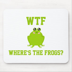 Wo sind die Frösche? Mousepad