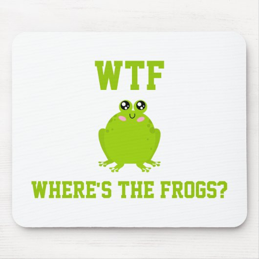 Wo sind die Frösche? Mousepad (Vorne)