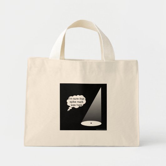 Wo sind die Spike-Mark-Light-Taschen Mini Stoffbeutel (Vorne)