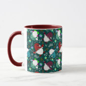 Wo sind meine Gnome? Christmas Gnomes-Forest Green Tasse (Links)